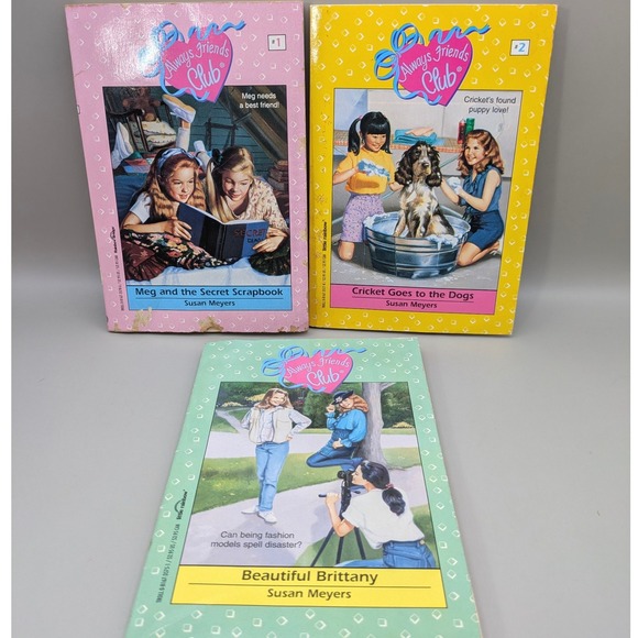 Other - Always Friends Club Susan Meyers Set of Three Books Young Adults 1990s